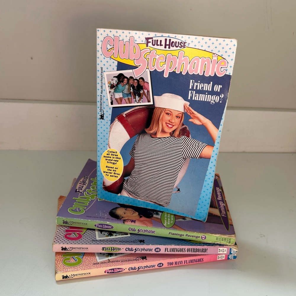 90’s Full House Club Stephanie Book lot Four Vintage Paperback Books